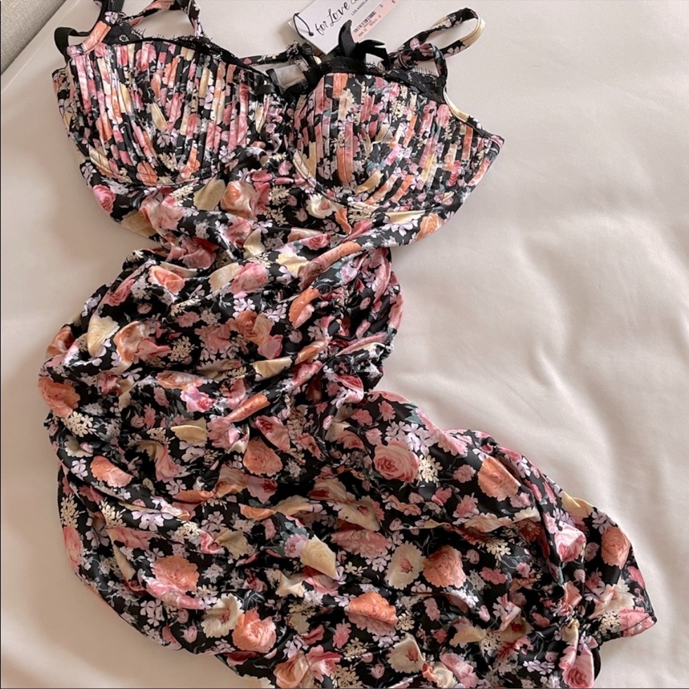 NWT 🍋FOR LOVE AND LEMONS GARDENIA DRESS, S - Picture 5 of 7